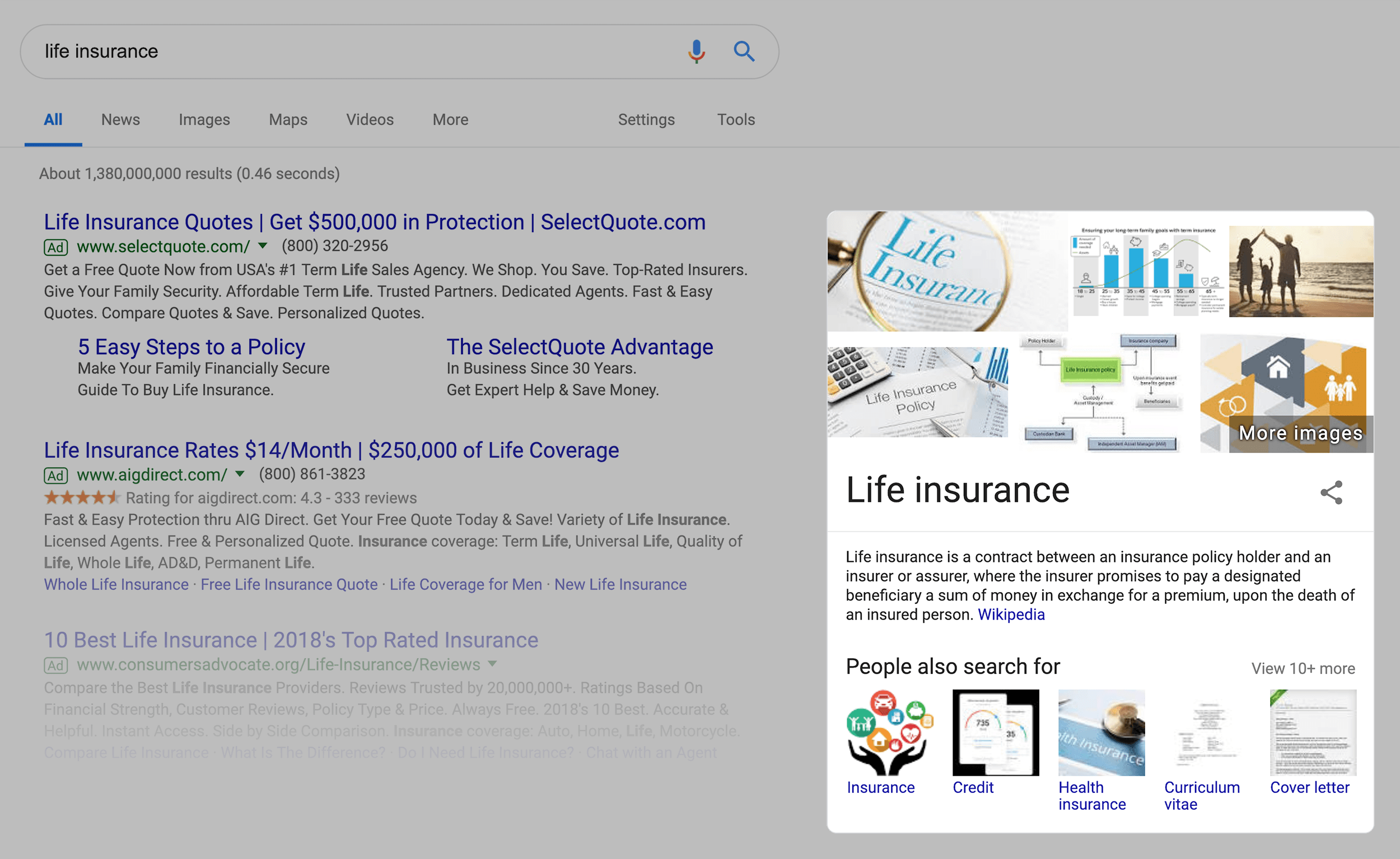 جعبه اسنپت ها در نتایج جستجوی گوگل